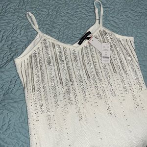 White House Black Market Embellished Tank